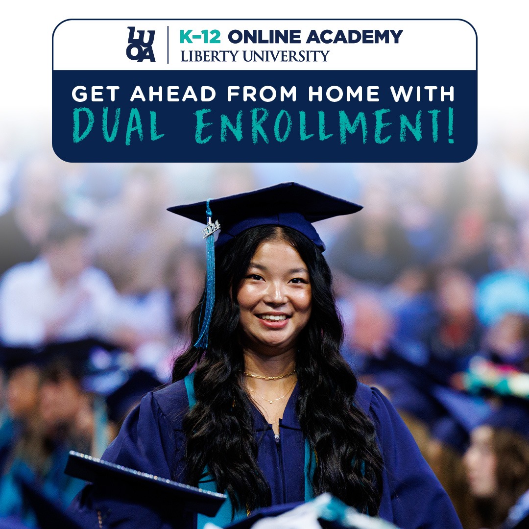 Liberty University Online Academy K-12 Facebook ad