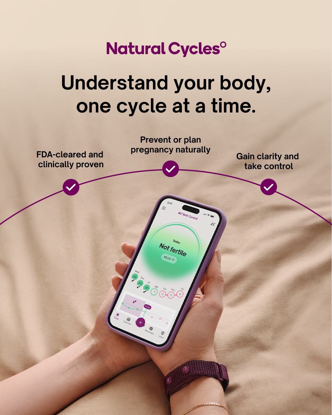 Natural Cycles Facebook ad