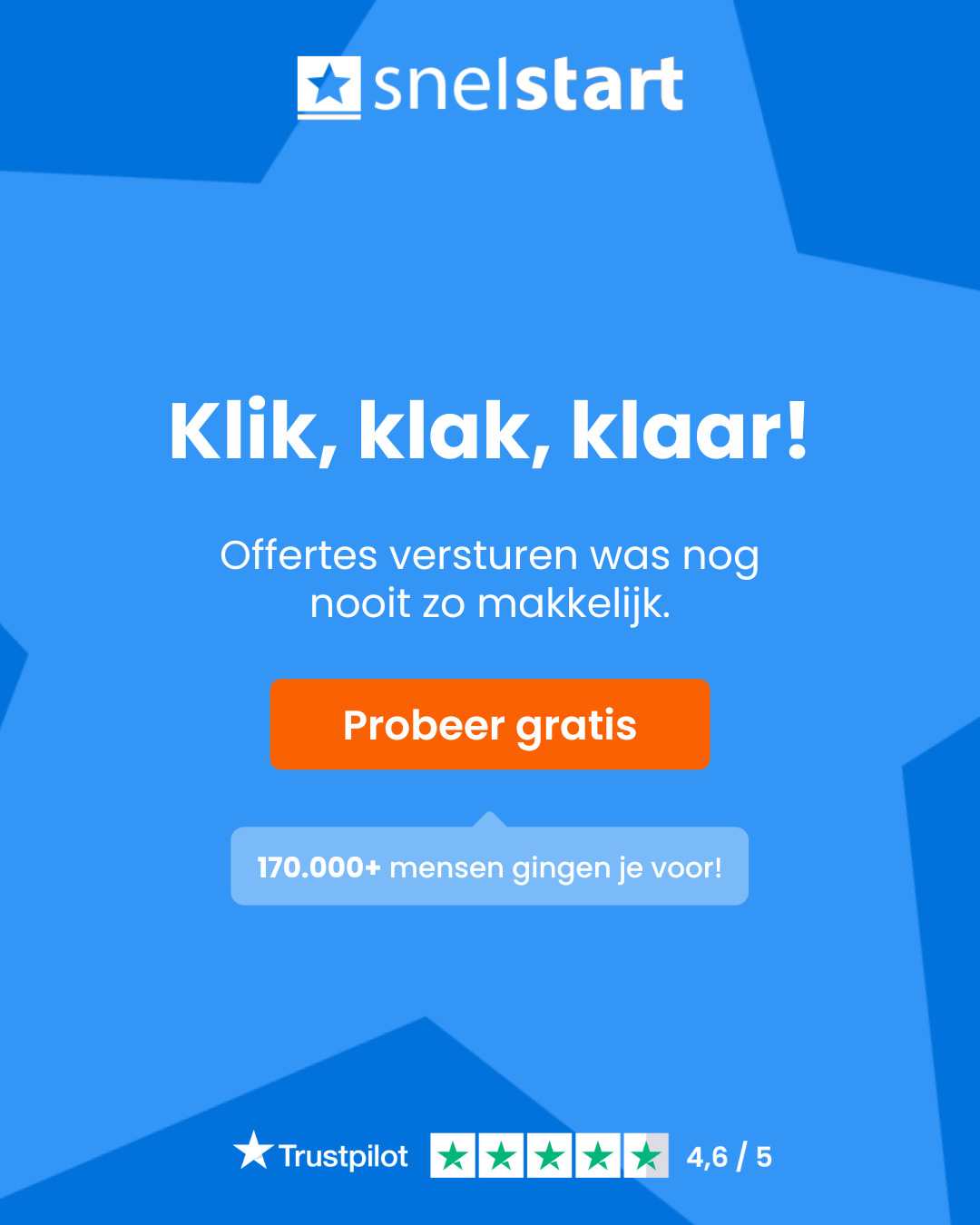 SnelStart Facebook ad