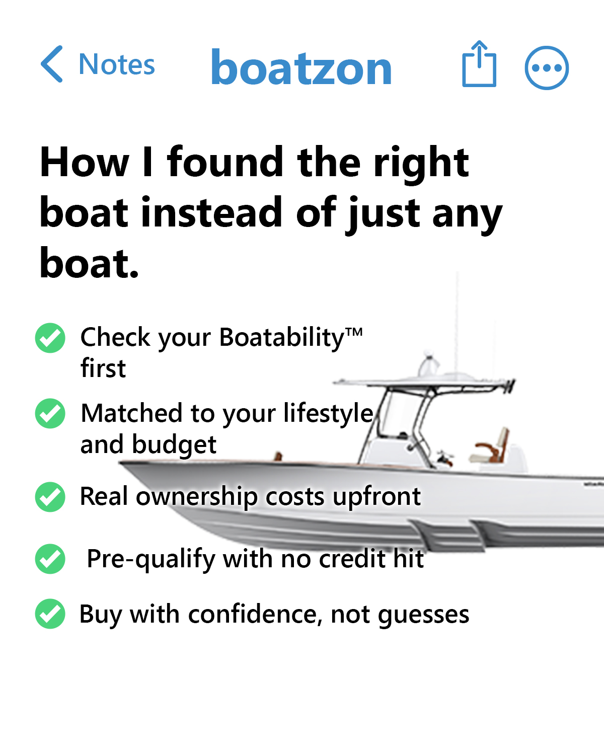 Boatzon Facebook ad