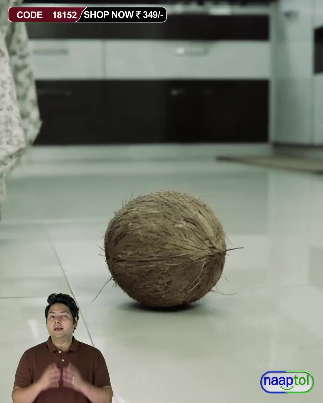 Naaptol-15 Facebook ad: The Smart Way to Enjoy Coconuts!