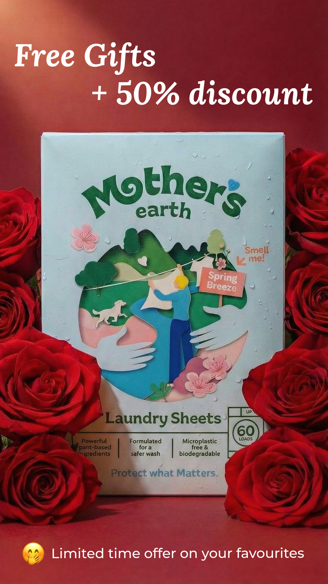 Mothers Earth Facebook ad
