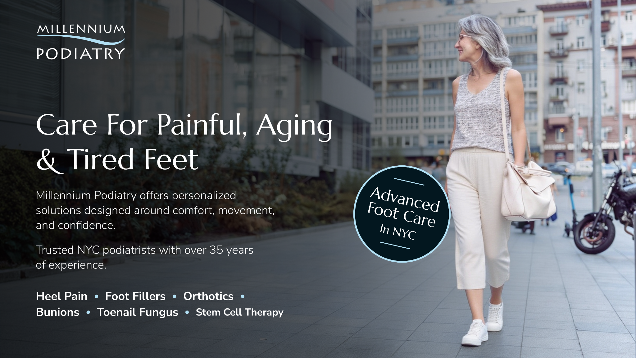 Millennium Podiatry NYC Facebook ad from Jun 9, 2026