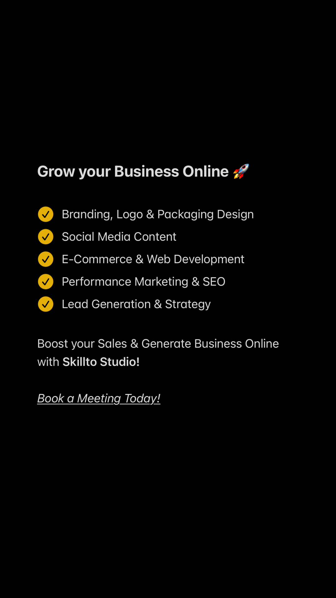 Skillto Facebook ad from Sep 16, 2025