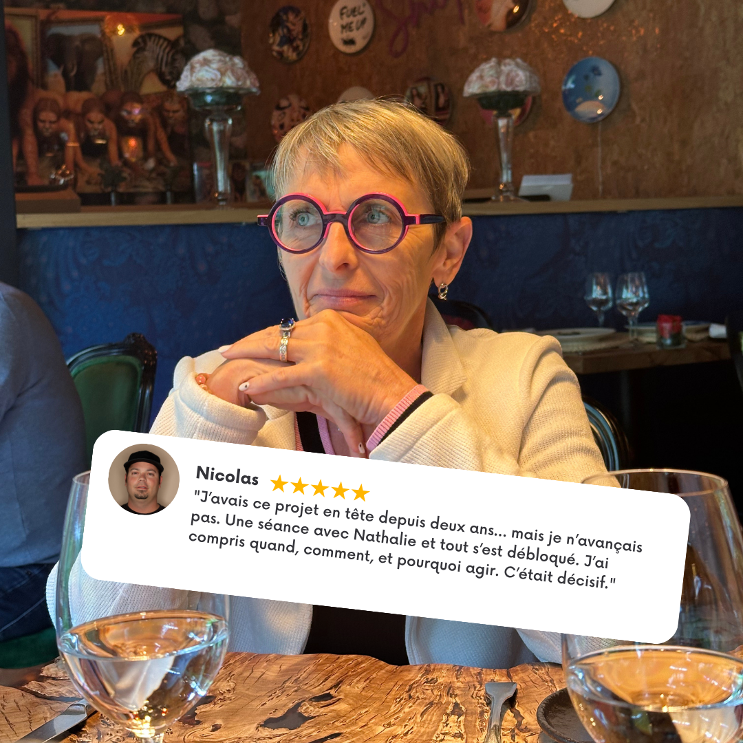 Nathalie Lesbaches Médium Facebook ad