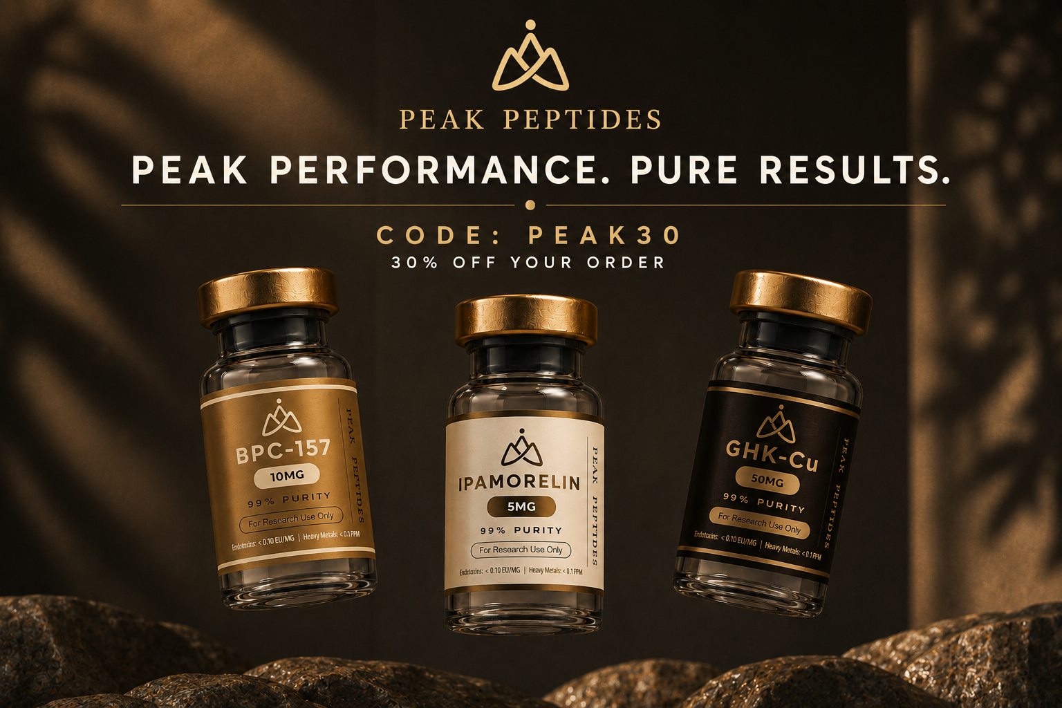 Peak Peptide Facebook ad from Jun 26, 2026