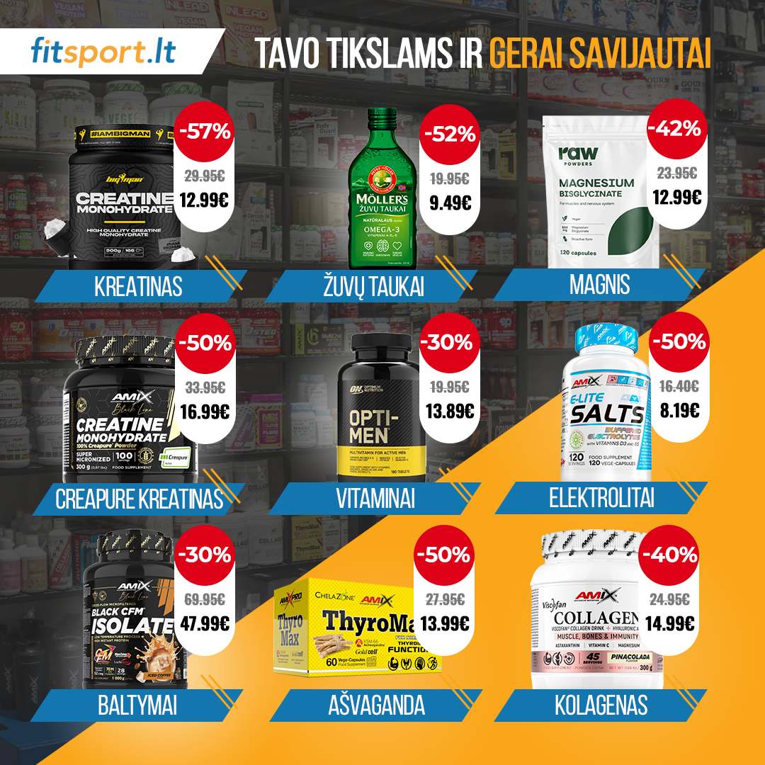 fitsport.lt Facebook ad: Pristatymas 1-2 d.d.