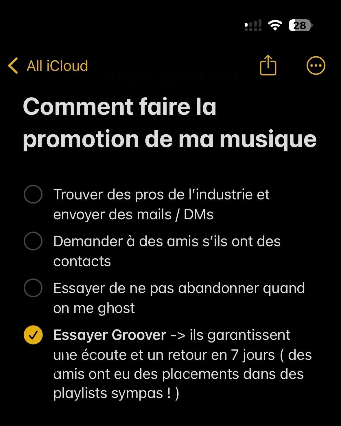 Groover Facebook ad
