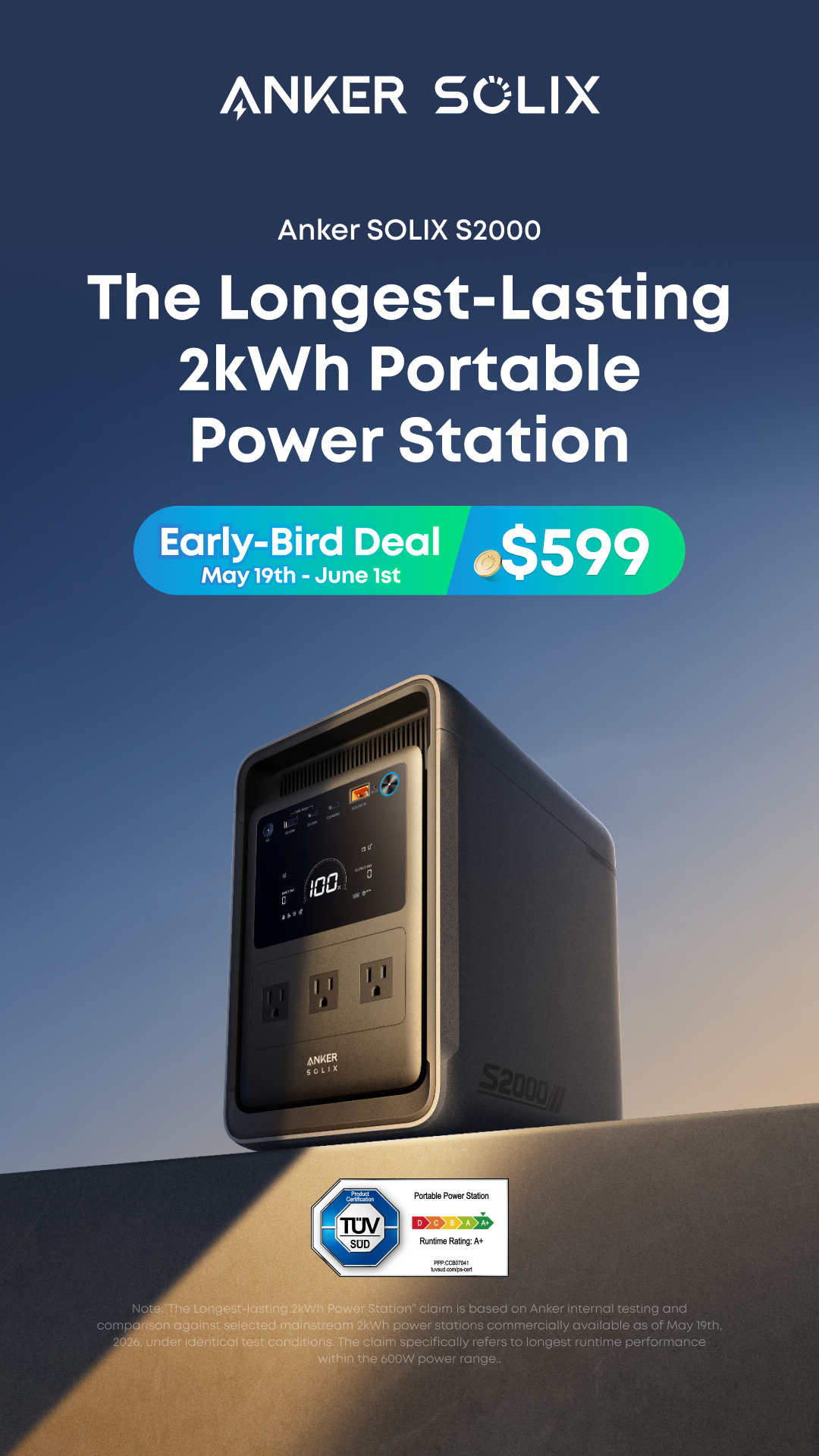 Anker SOLIX Facebook ad