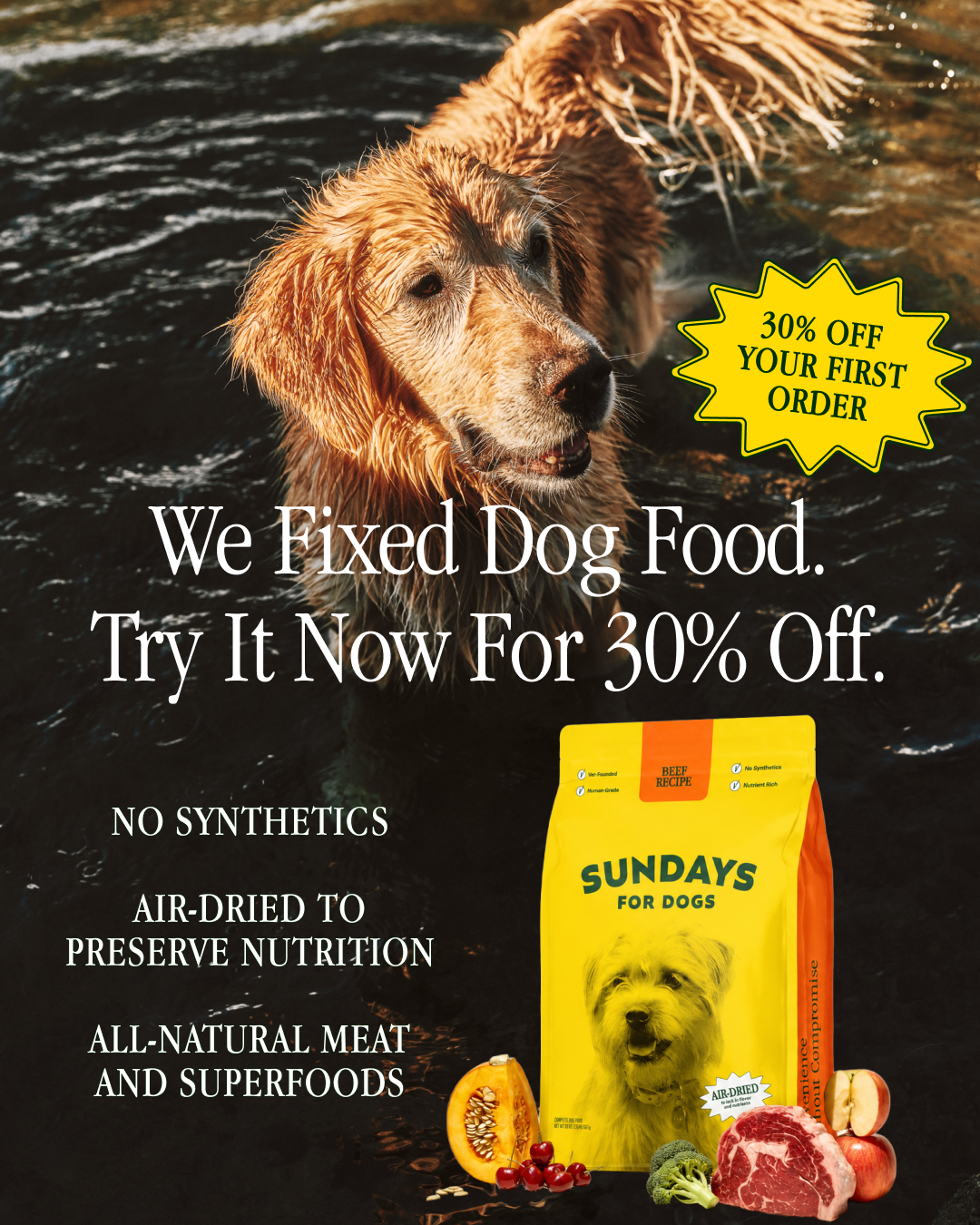 Sundays Facebook ad