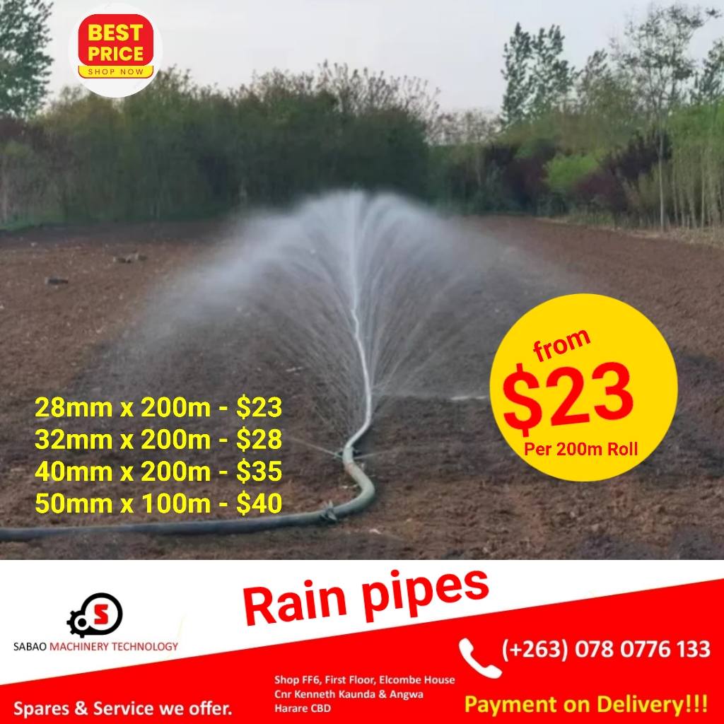 Irrigation & Farming Equipment by Sabao Zimbabwe  Facebook ad