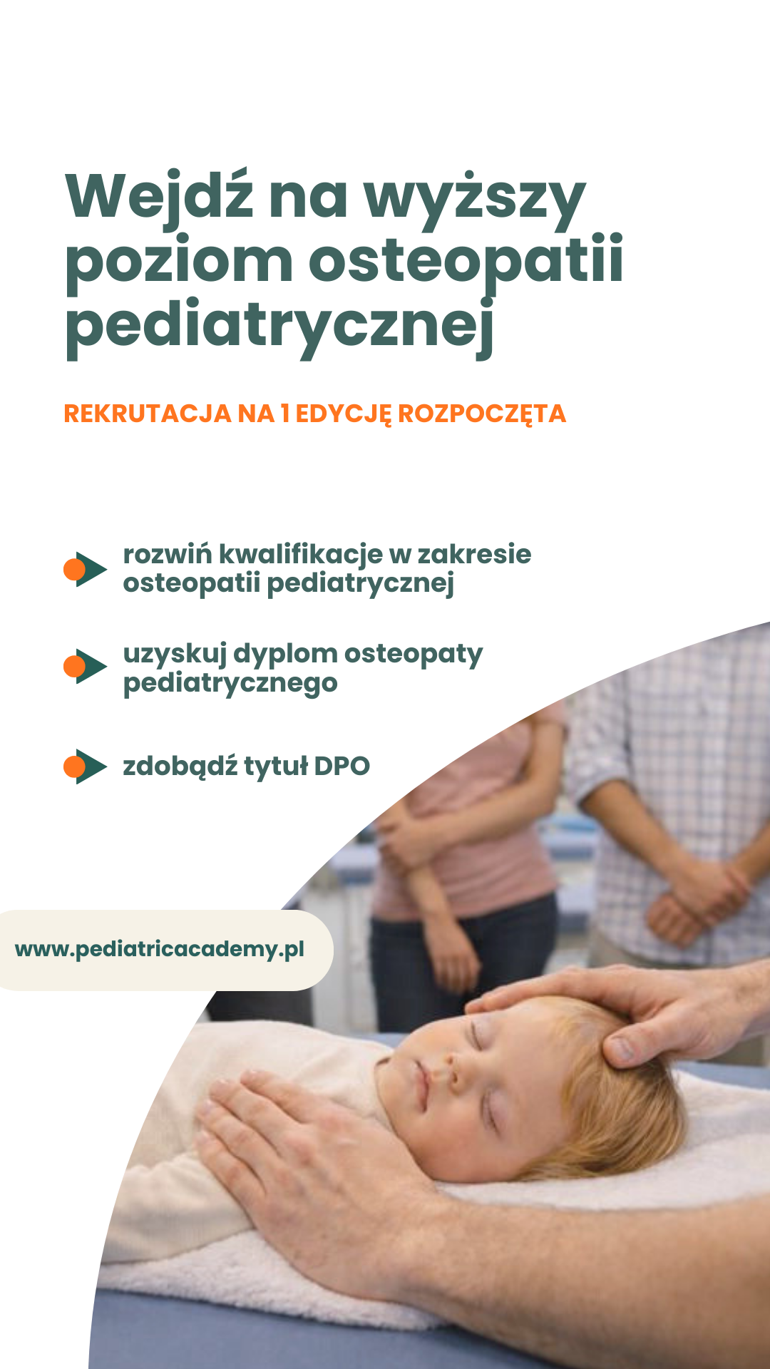 Pediatric Osteopathy Academy Facebook ad from Mar 3, 2026