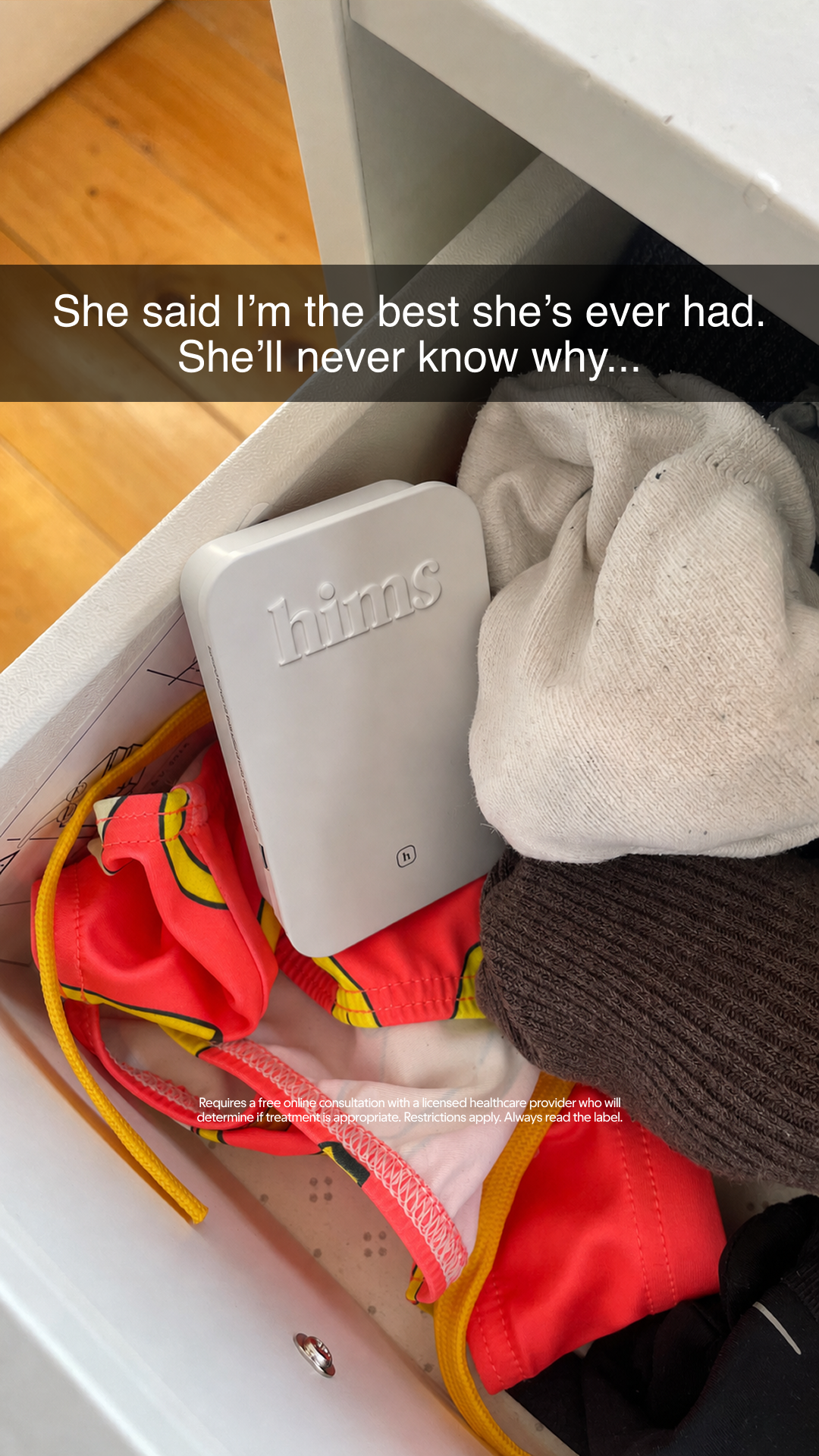 hims Facebook ad