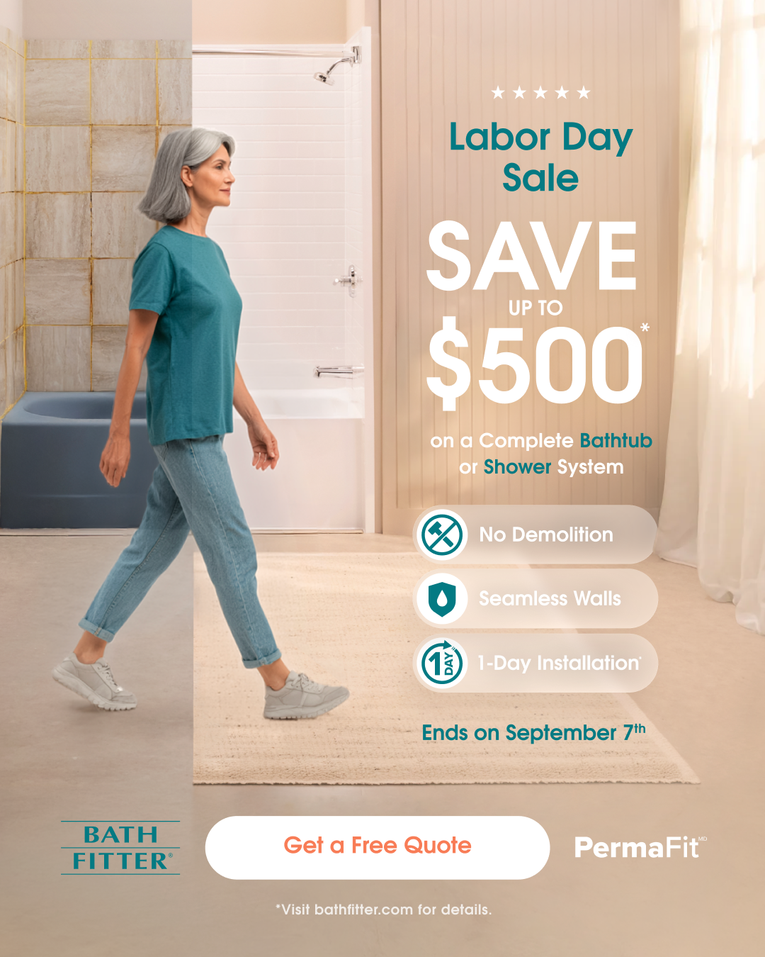 Bath Fitter Facebook ad