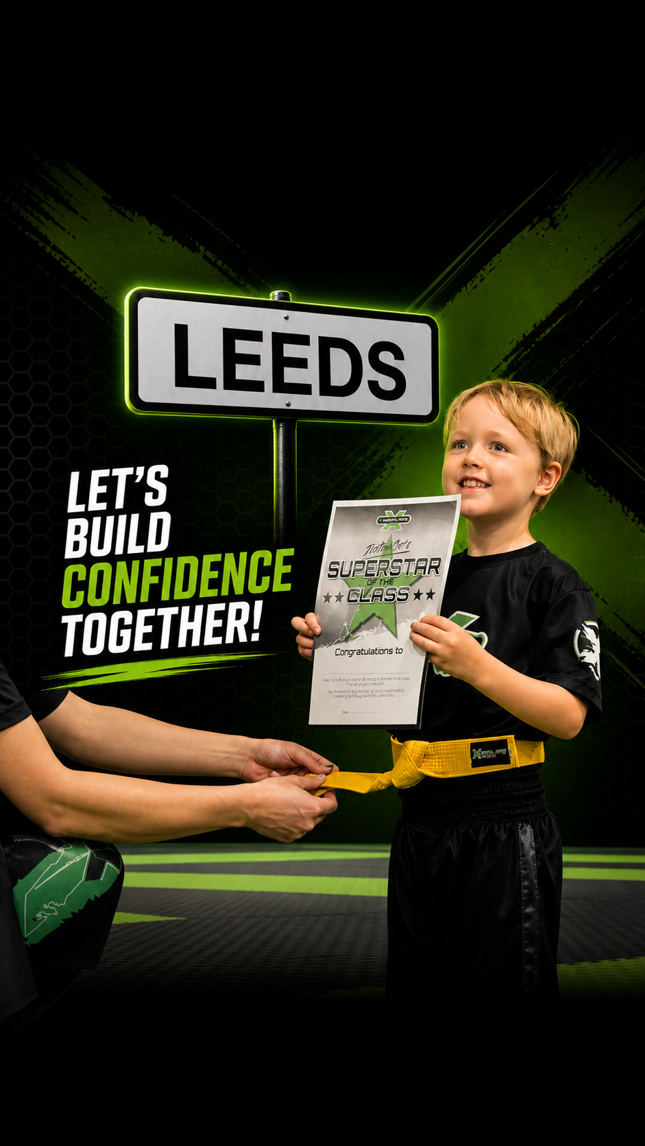 X Martial Arts Schools Leeds Facebook ad