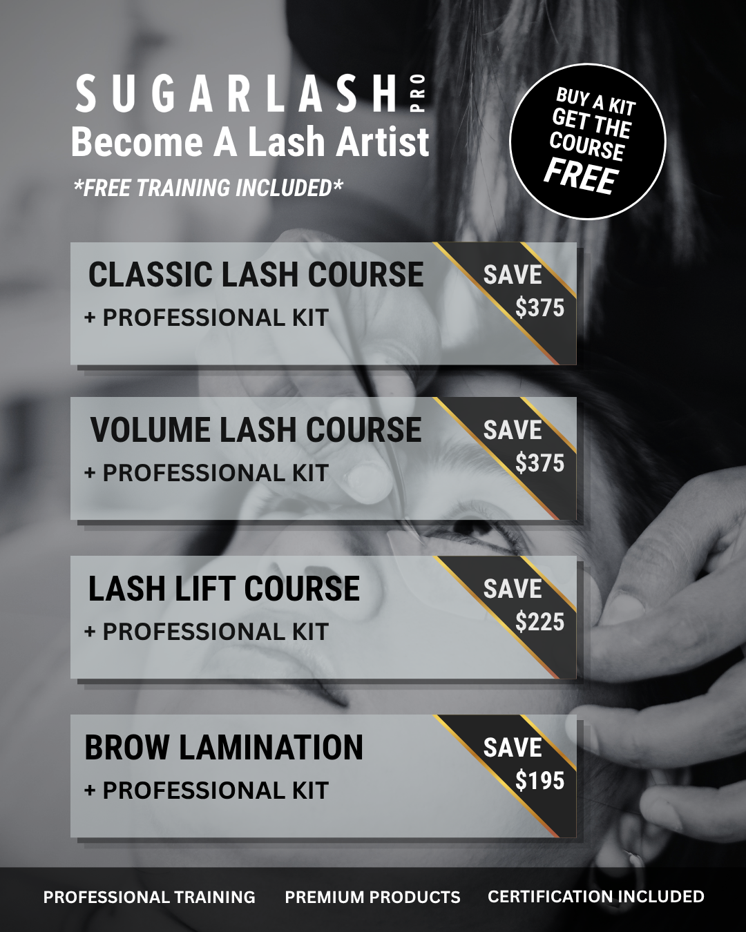 Sugarlash PRO Facebook ad