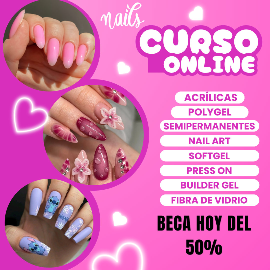 Instituto Integral de Uñas Facebook ad: CURSO ONLINE