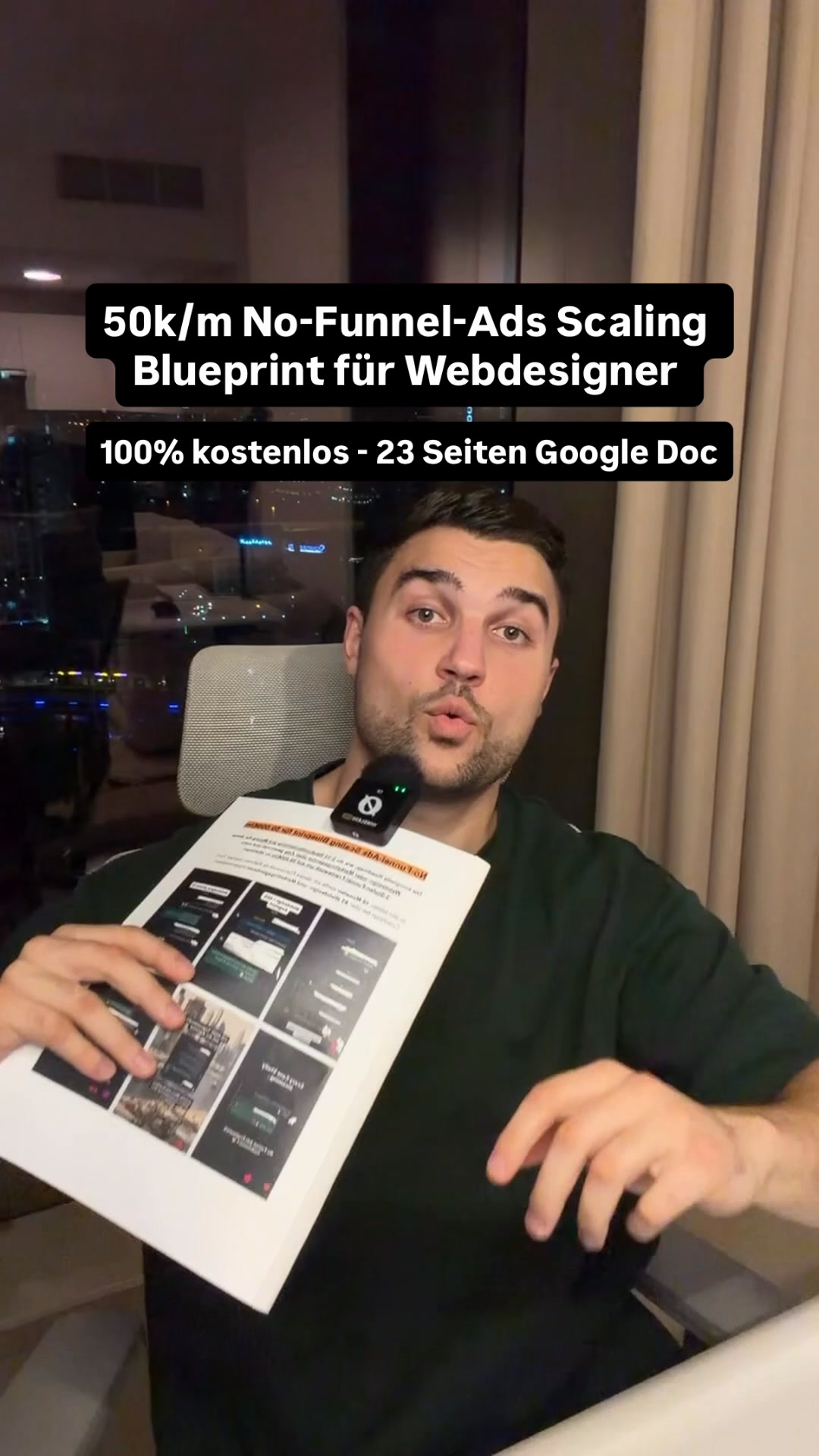 Marc Evers Marketing & Consulting Facebook ad: No-Funnel-Ads Scaling Blueprint [23 Seiten Google-Doc]