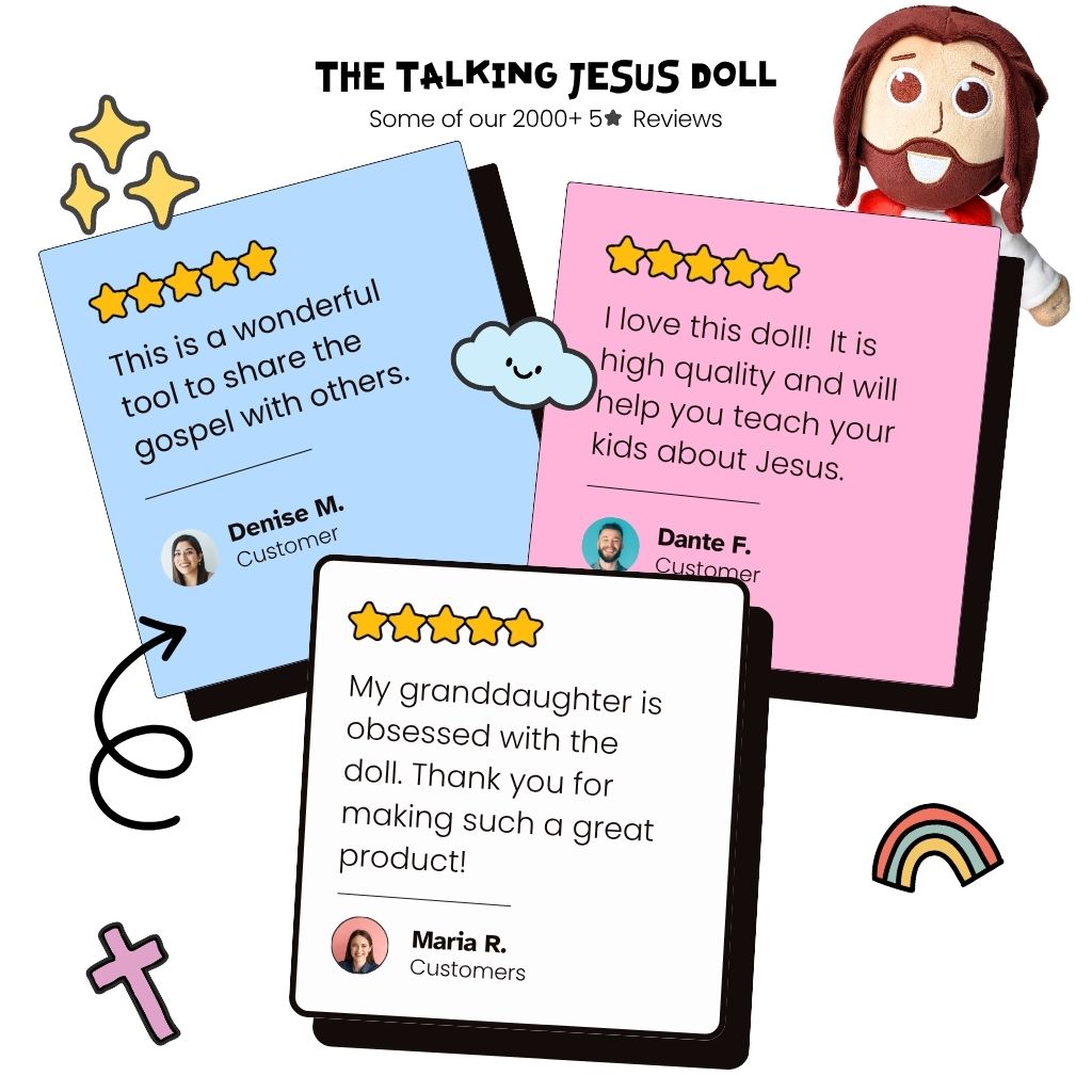 Talking Jesus Doll Facebook ad
