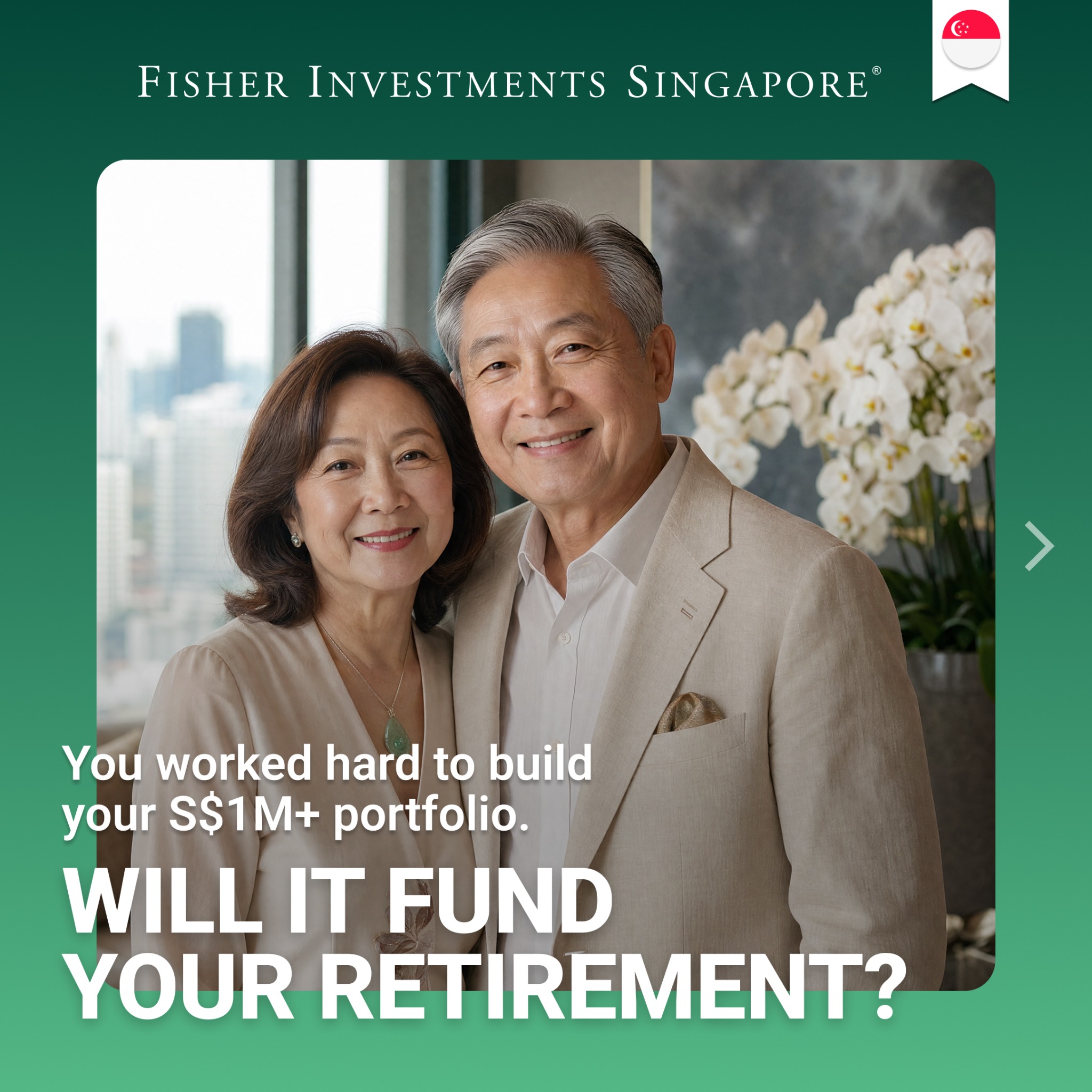 Fisher Investments Singapore Facebook ad