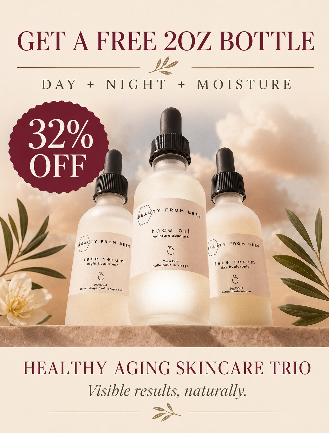 Beauty From Bees Facebook ad