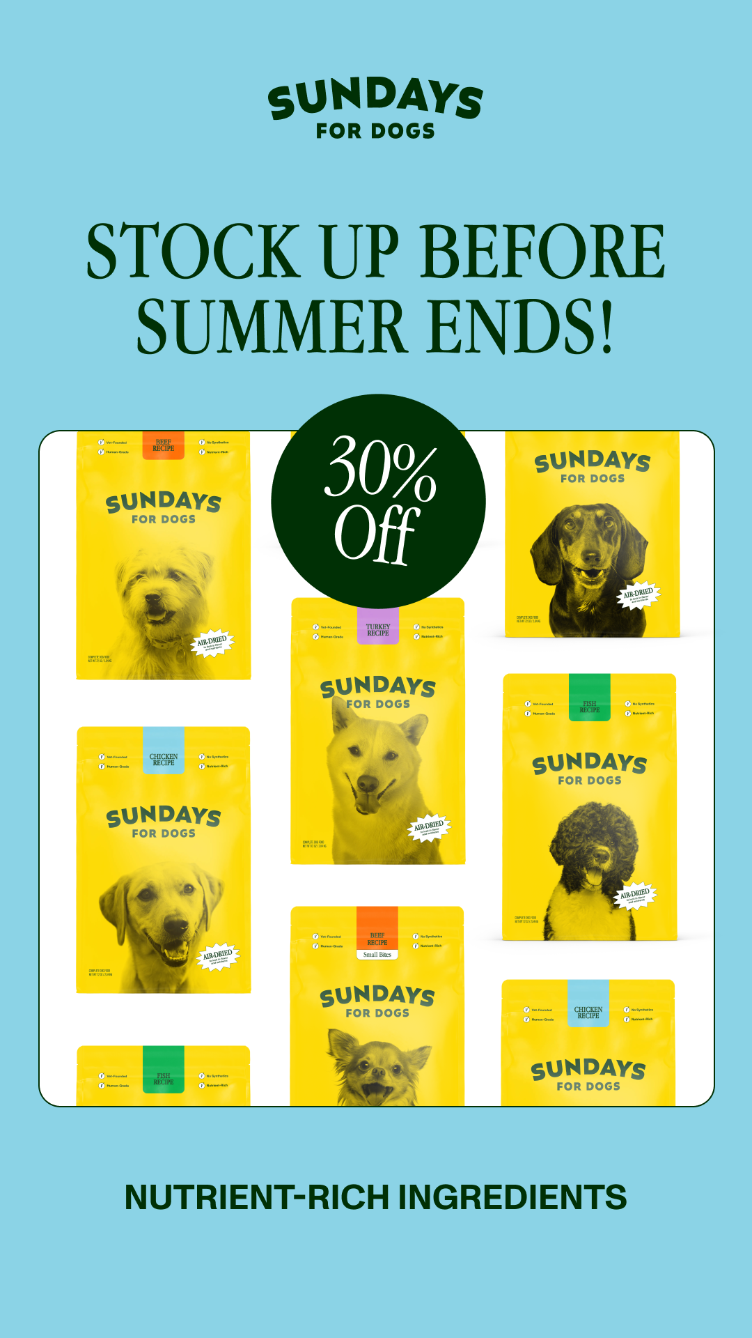 Sundays Facebook ad