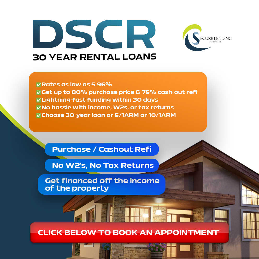 Secure Lending Incorporated NMLS #1236405 Facebook ad: Investment Real Estate Loans