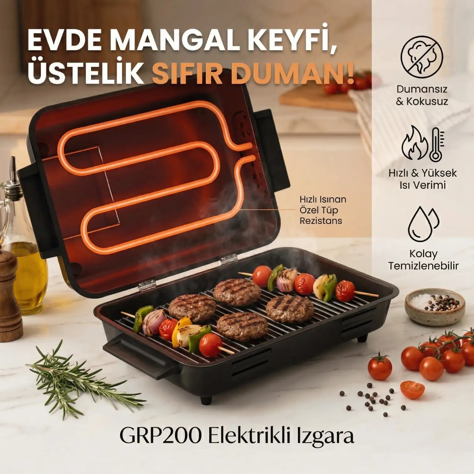 Avrasya Grill Facebook ad: Evde, balkonda ve terasta mangal keyfini yeniden keşfet!