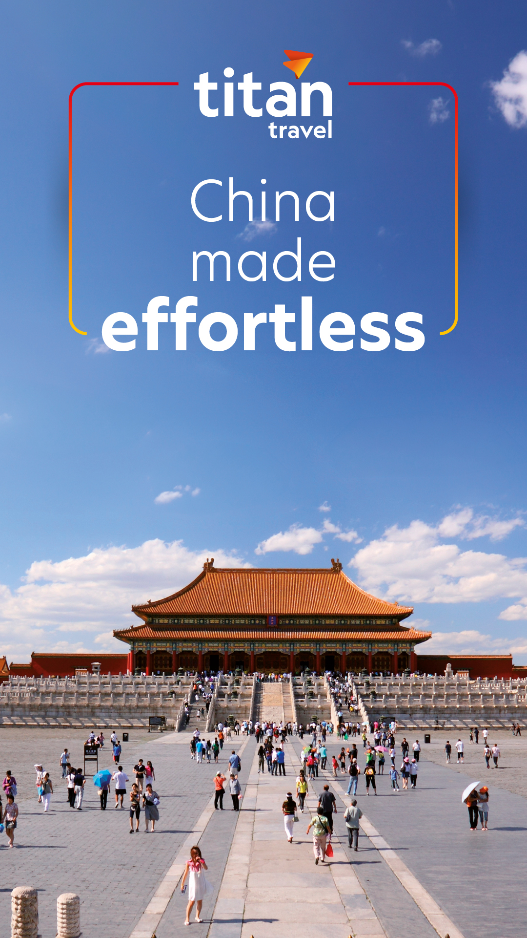 Titan Travel Facebook ad from Aug 7, 2026