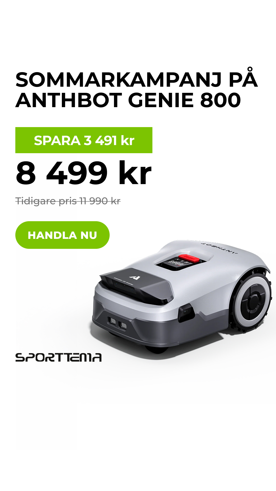 Sporttema Facebook ad from Jun 8, 2026