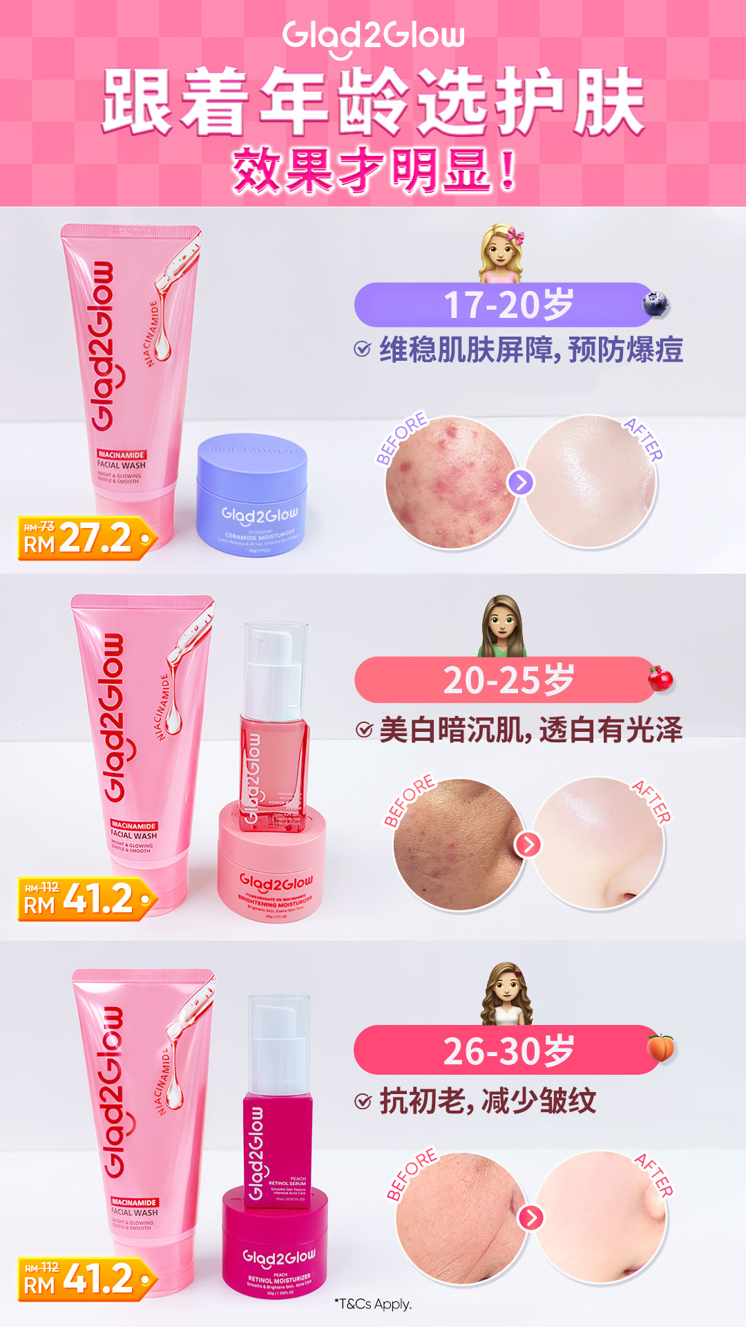 Glad2Glow Malaysia Facebook ad