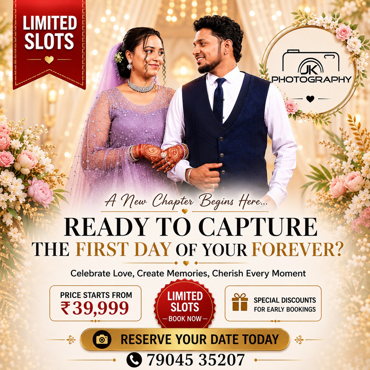 JK Photography Facebook ad: Get Package Details Instantly
