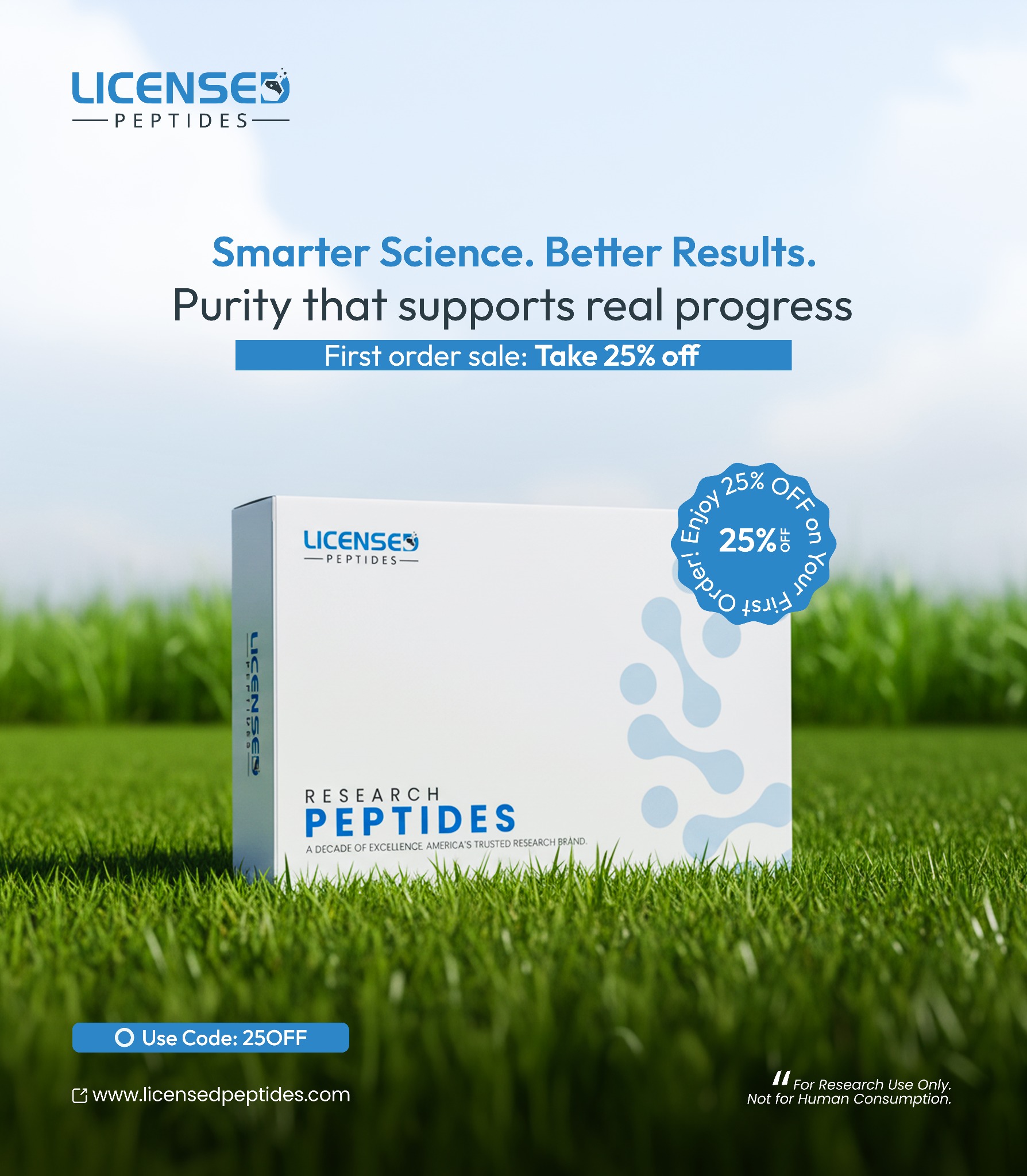 LicensedPeptides Facebook ad