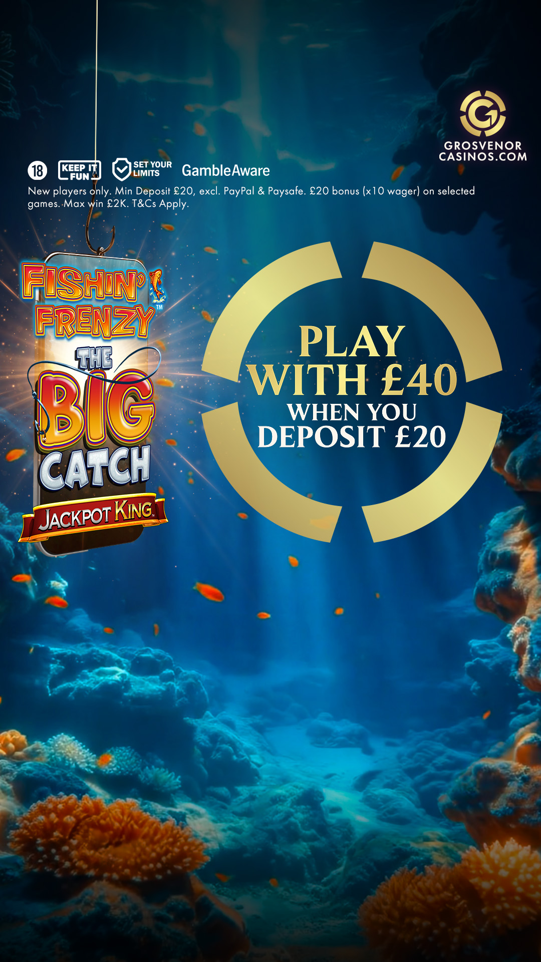 Grosvenor Casinos Facebook ad from May 8, 2026