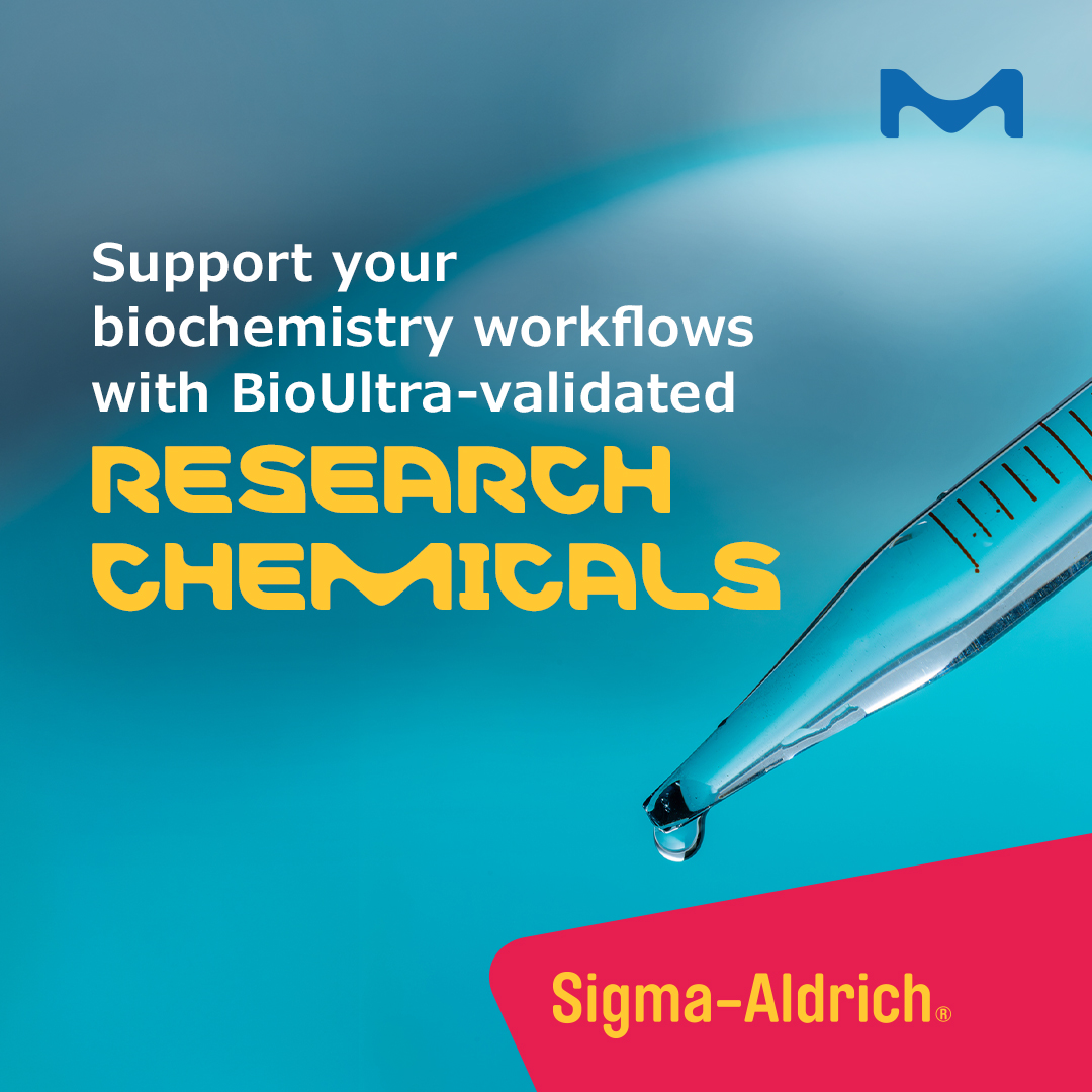 Merck Life Science Facebook ad: Essential for Biochemistry