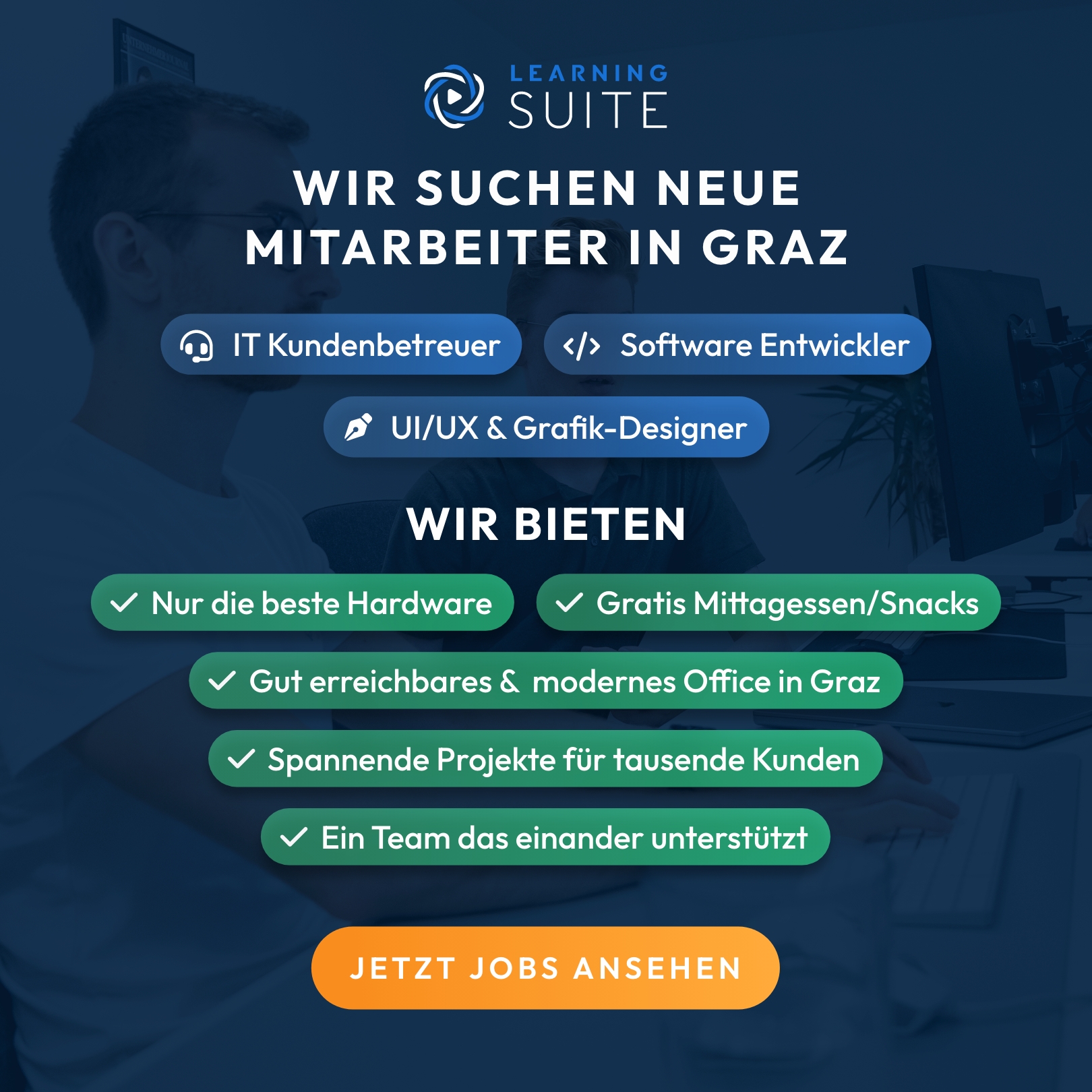 LearningSuite Facebook ad: Karriere bei LearningSuite
