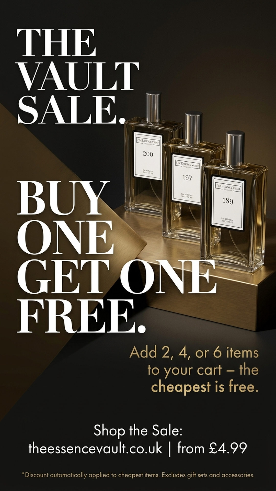The Essence Vault Facebook ad