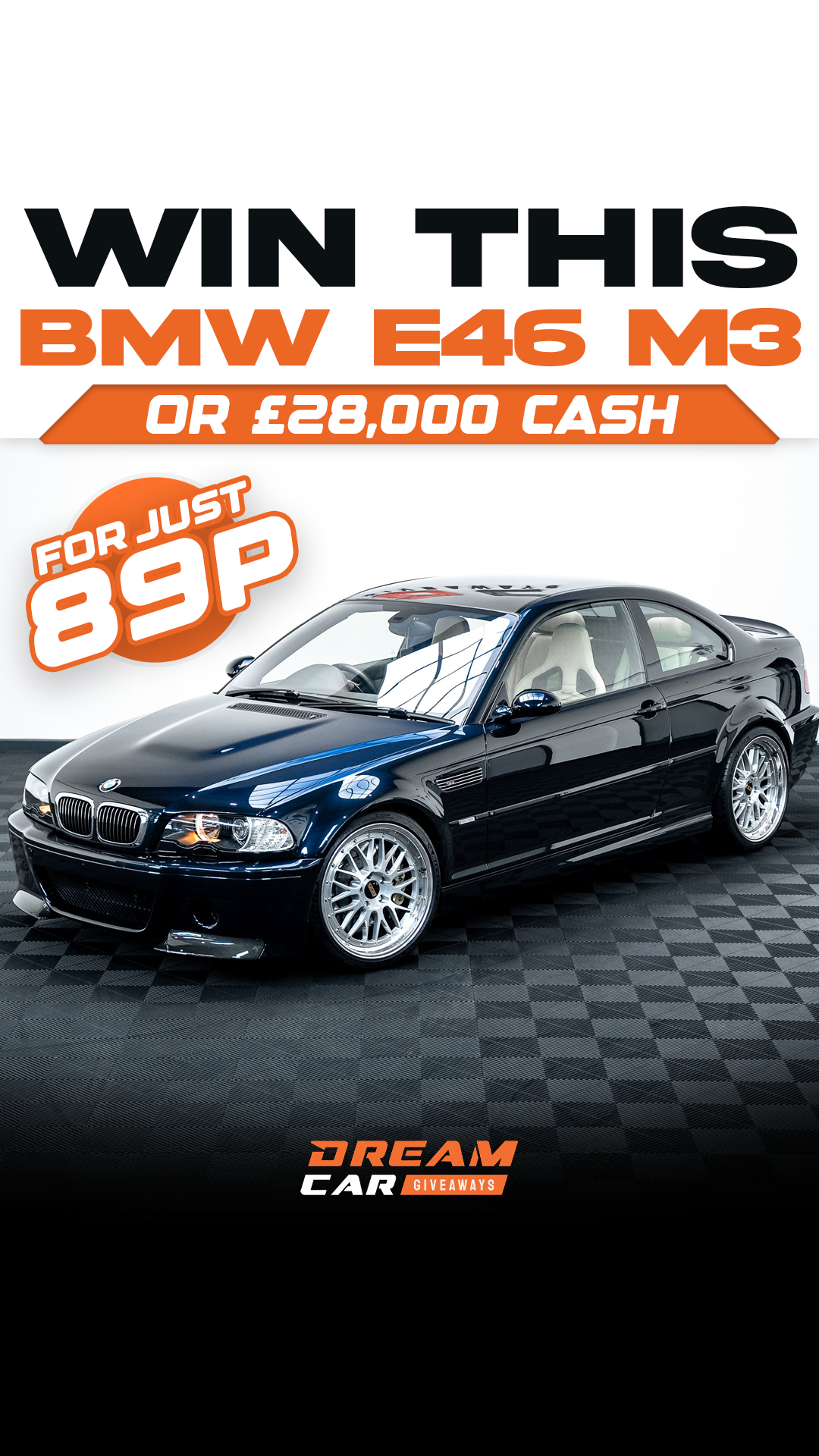 Dream Car Giveaways Facebook ad