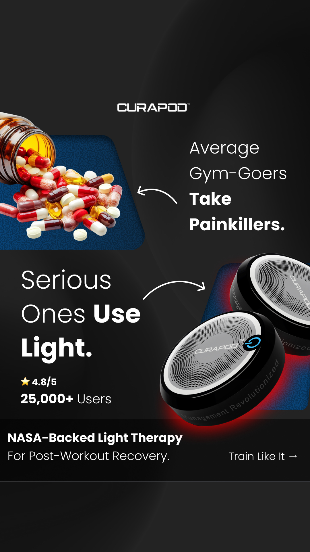 Curapod by Litemed Facebook ad