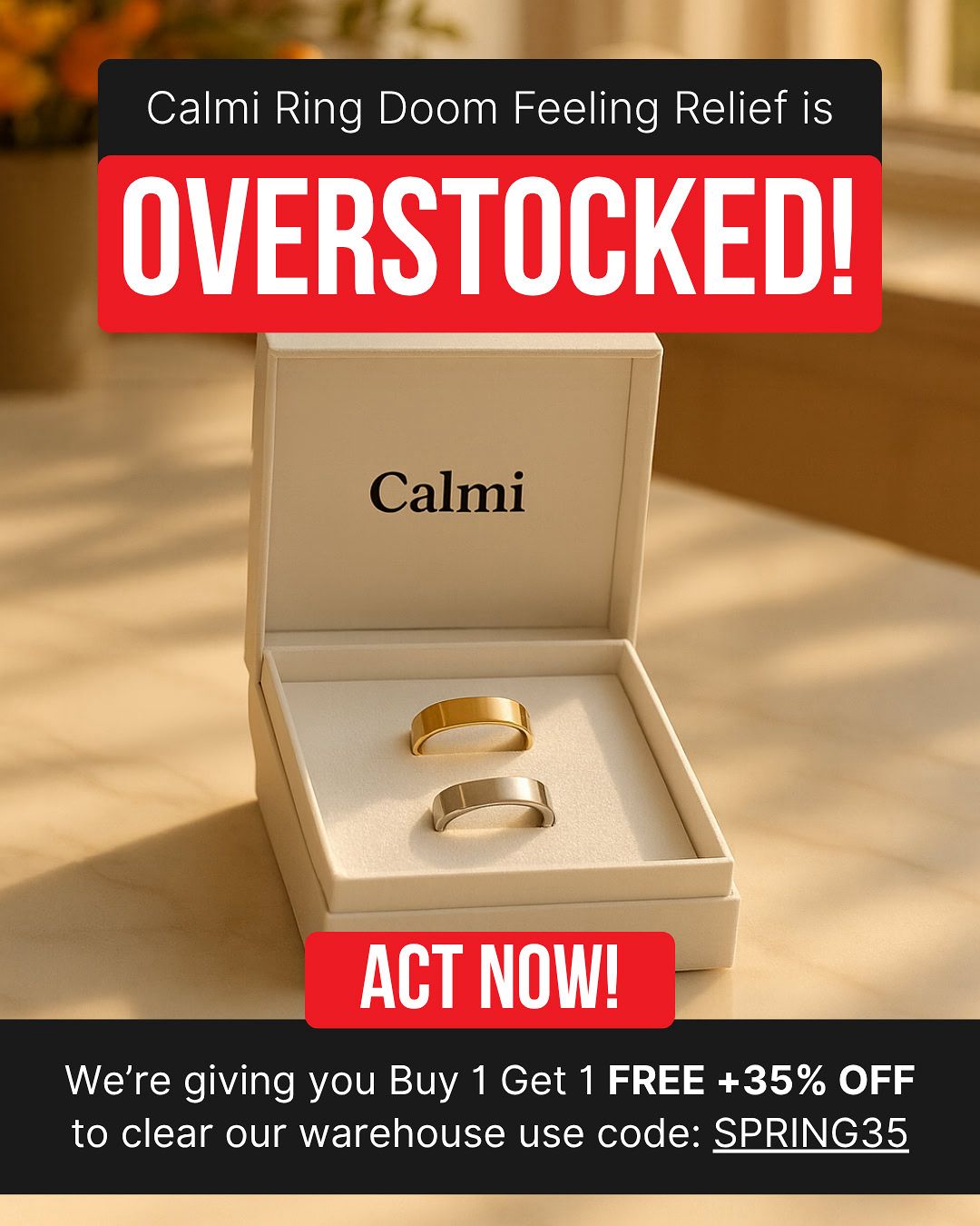 Calmi Collection Facebook ad
