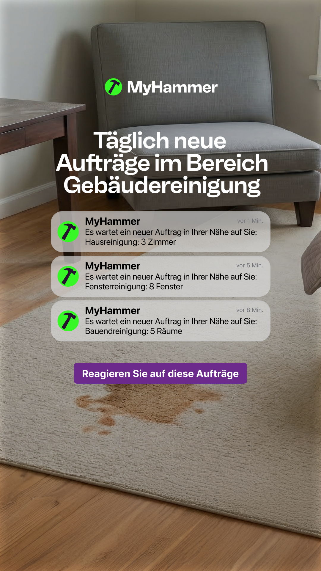 MyHammer Facebook ad