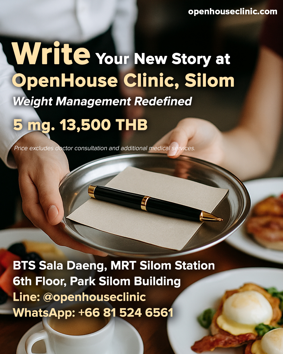 OpenHouse Clinic Facebook ad: Write Your New Health