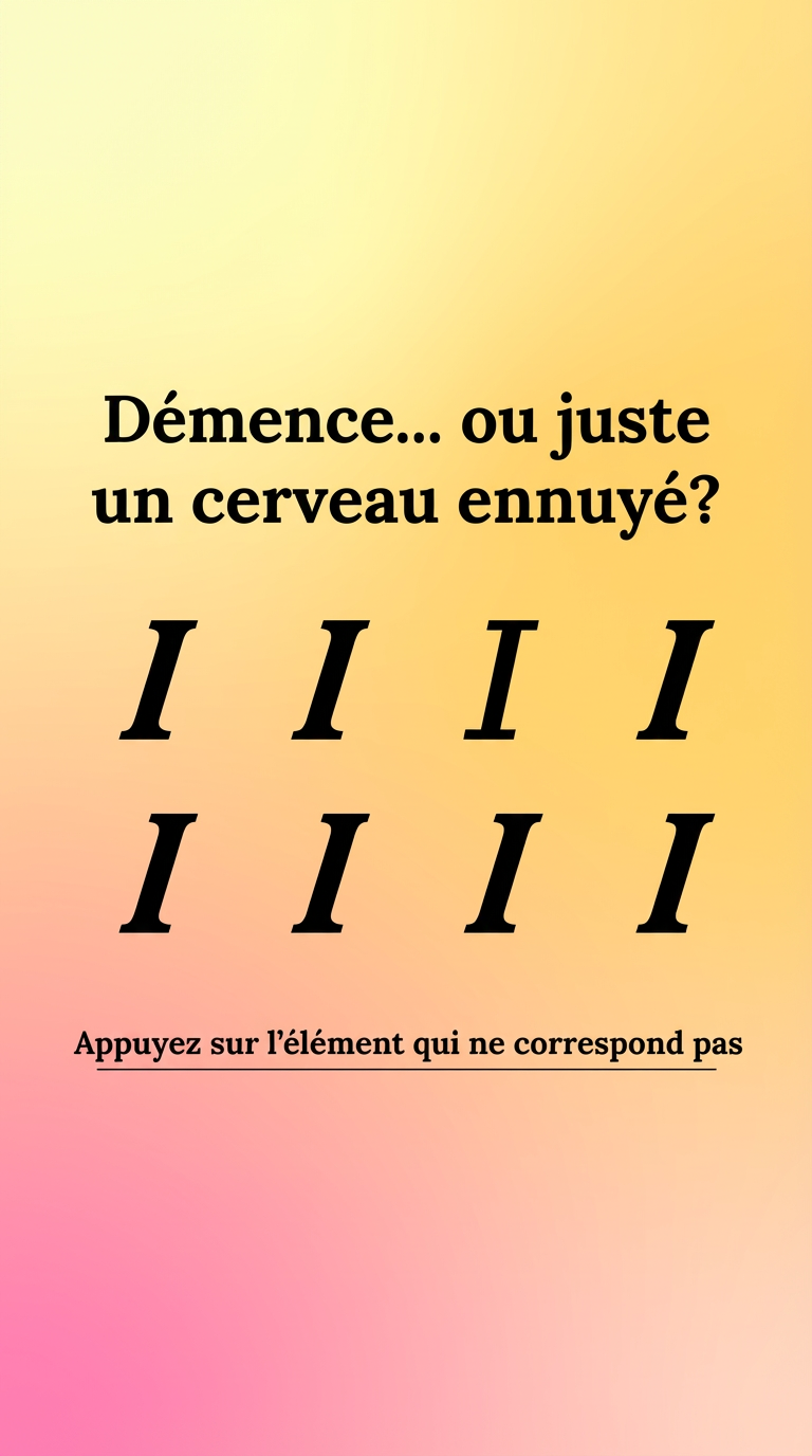 International IQ test Facebook ad