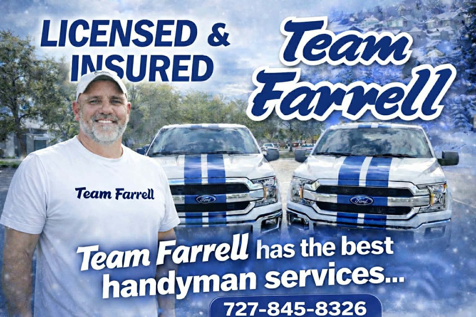 Steve Farrell Facebook ad: Would love to help out with your Handyman…