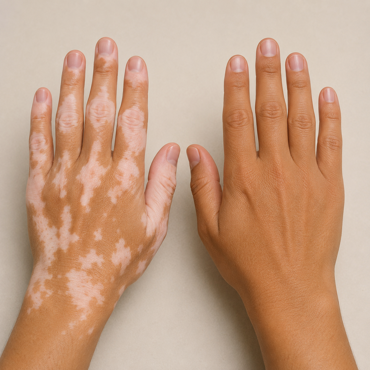 Glow Guide 40+ Facebook ad: Vitiligo? Try It on One Hand First