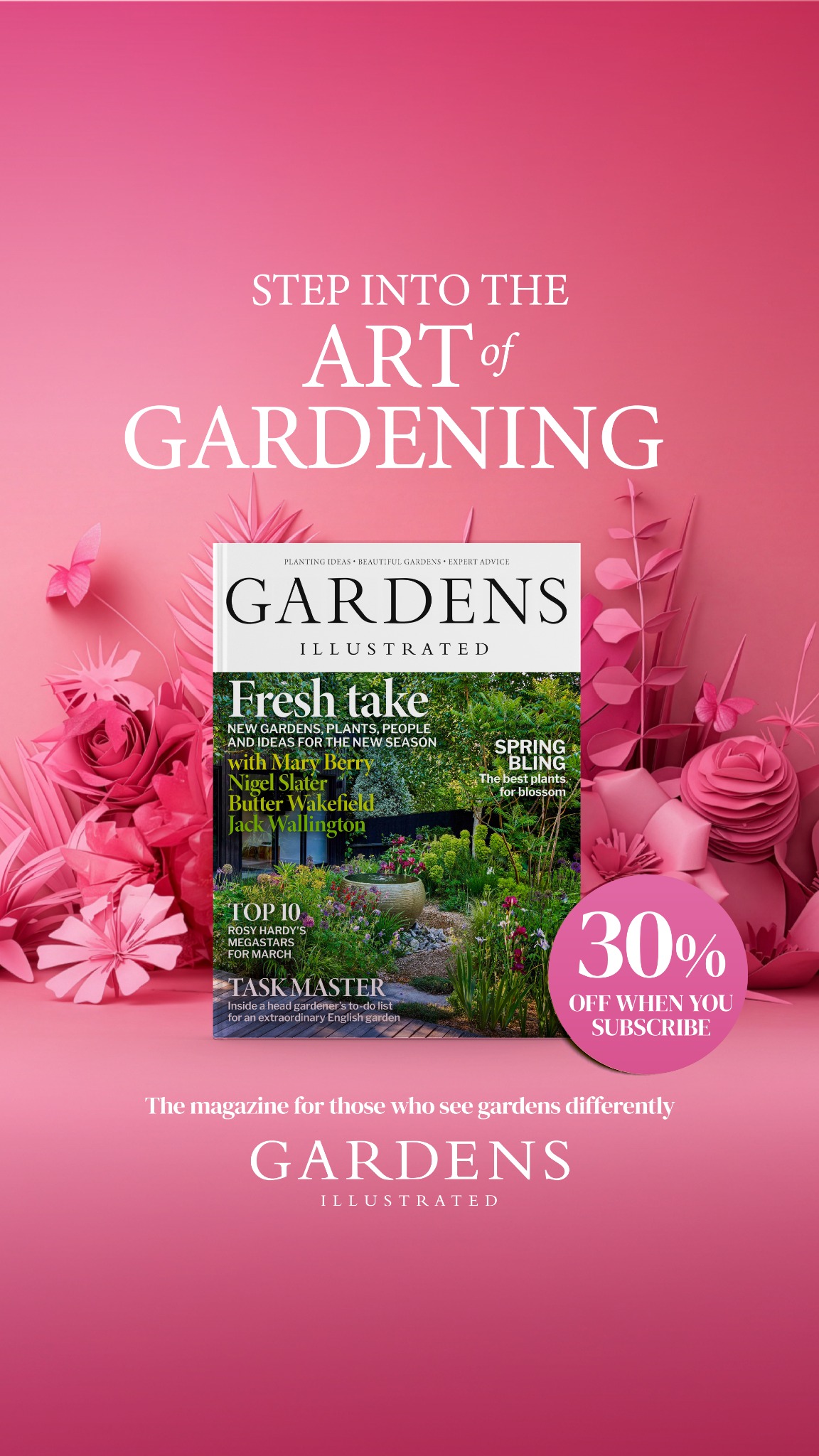 Gardens Illustrated Facebook ad