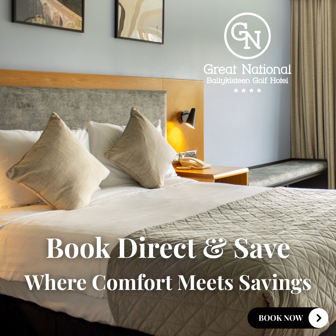 Great National Ballykisteen Golf Hotel Facebook ad: Escape to Tranquility: Unwind at Great National…