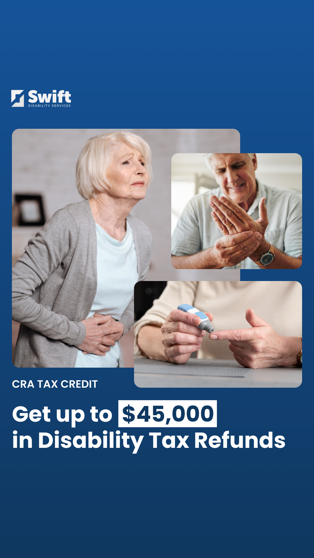 Swift Disability Services Facebook ad from Feb 5, 2026
