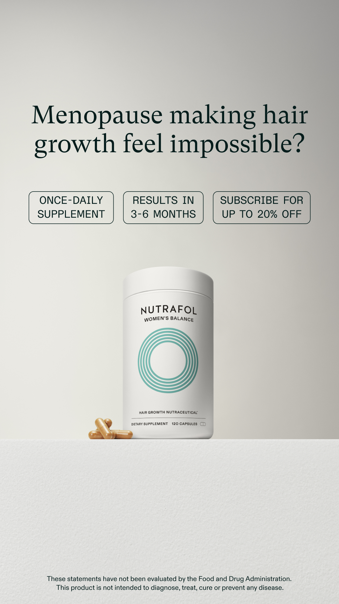 Nutrafol Facebook ad
