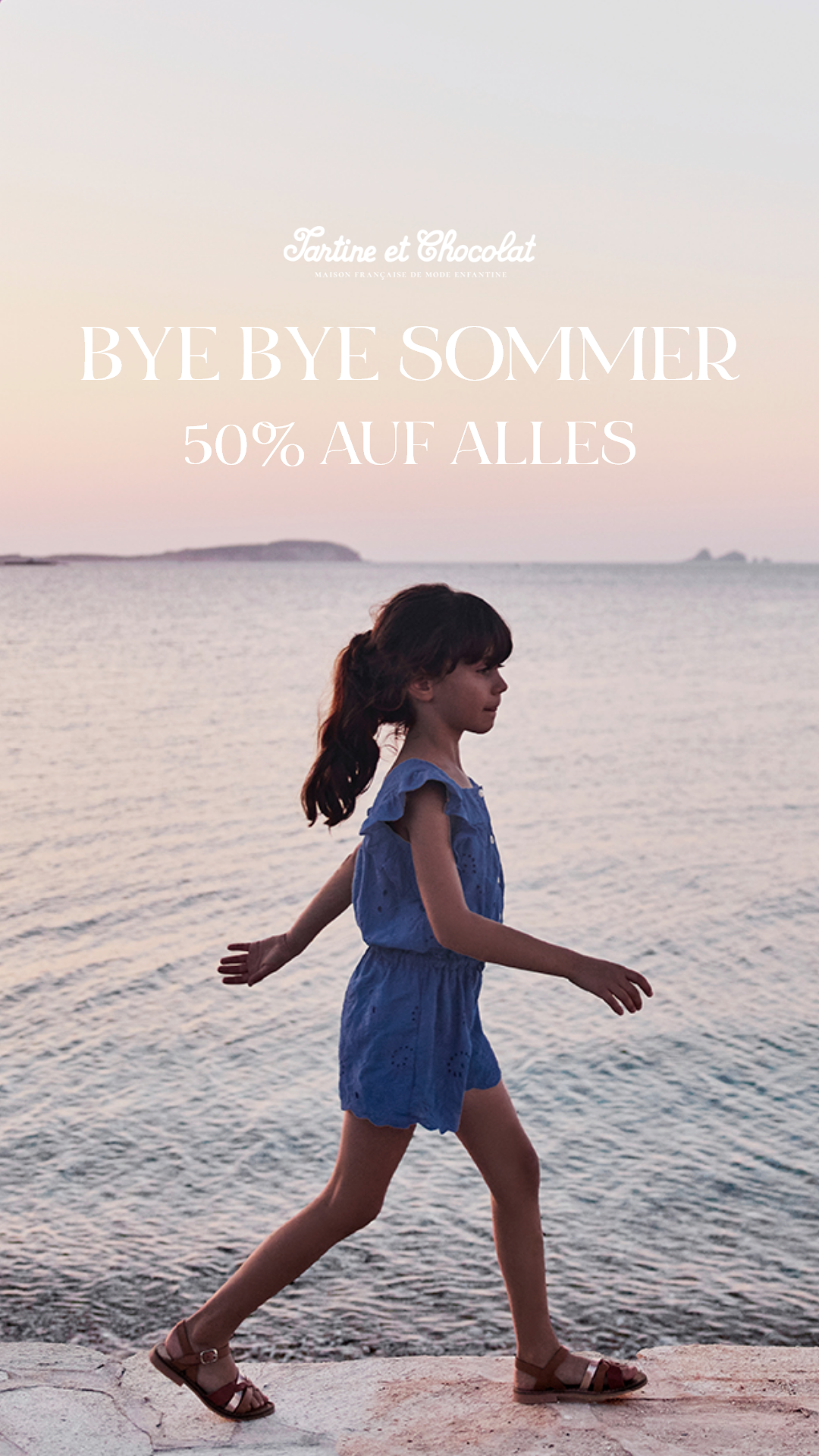 Tartine et Chocolat Facebook ad: BYE BYE SOMMER